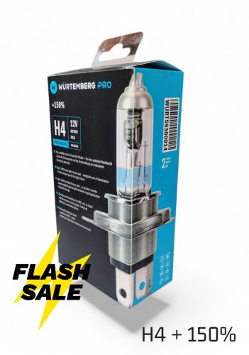 H4 12V 55/60W izzó +150%